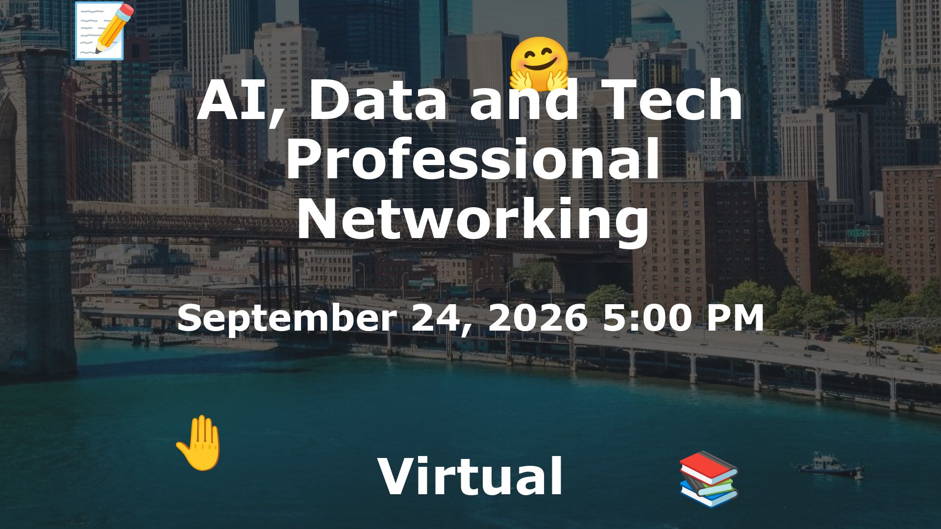 AI, Data and Tech Professional Networking event image